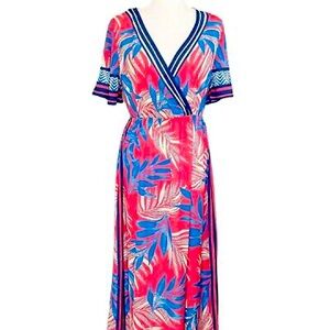 Flying Tomato Deep V Long Dress Sz. Med